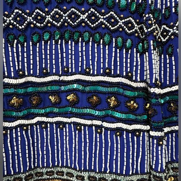 Niteline By Della‎ Roufogali Sequin Beaded Blazer 8 - Picture 3 of 7